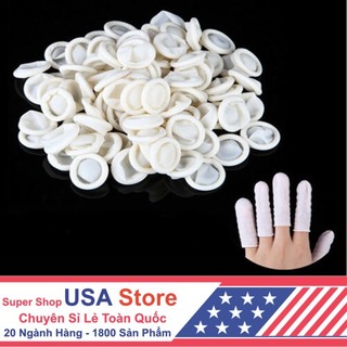Sỉ Gói Lớn 650 Bao Đầu Ngón Tay Cao Su - Găng Tay Ngón Làm Móng Nail, Phun Xăm Thẩm Mỹ Viện, Thợ Sửa Đồng Hồ