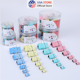 Kẹp tài liệu giấy tờ văn phòng đủ size - kẹp bướm nhiều màu loại 1