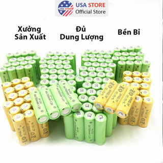 Viên Pin Có Thể Sạc Loại AA/AAA - Vàng - Chuyên Dùng Đồ Chơi - Đèn Pin