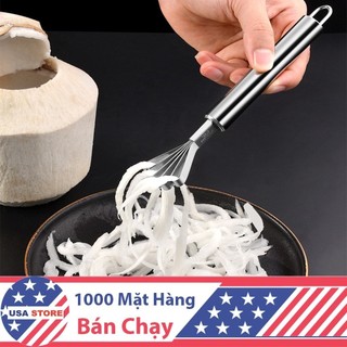 Dụng Cụ Nạo Dừa Sợi Siêu Tốc 5 Rãnh Tròn, Nạo Củ Quả - Đánh Vảy Cá - Inox 304 Siêu Tiện Dụng Cds1707