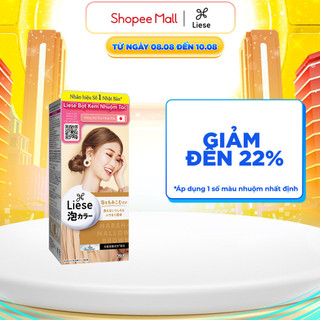 Liese bọt kem nhuộm tóc nâu kẹo ngọt 108ml