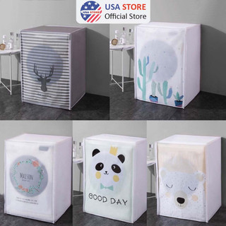 Vỏ Bọc Máy Giặt - Tấm Phủ Chất Liệu Vải Satin Cao Cấp T6 - Hoa Văn Đẹp - Chống Nước