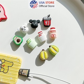 Đầu Nẹp Dây Sạc Hoạt Hình Cute Tránh Gẫy - Bảo Vệ Đầu Cáp Sạc Điện Thoại