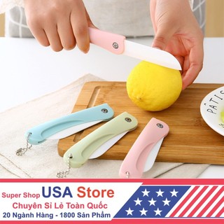 Dao Gập Du Lịch Lưỡi Sứ S5 - Gọt Hoa Quả Đa Năng CDS1607