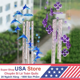 Chuông Gió KIỂU SÓNG Kim Loại Trang Trí Decor Đẹp Phong Thủy (Nhiều Hình)