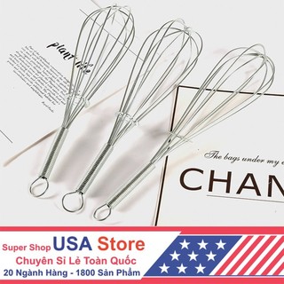 Dụng Cụ Đánh Trứng Lưới Inox T1 - Dụng Cụ Cây Phới Lồng Đánh Cafe Nhỏ Gọn