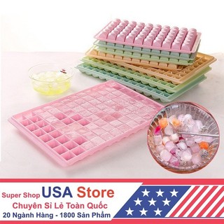 Khay Làm Đá Viên Kim Cương 60/96 Lỗ - Khay Đựng Đá Tủ Lạnh - Làm Thạch, Rau Câu (Nhựa PVC Cao Cấp)
