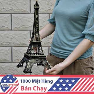 Tháp Eiffel Hợp Kim Mạ Đồng Cỡ Đại 25-32cm