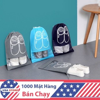 [Xưởng Sản Xuất] Túi Đựng Giày Dép X3 Dây Rút Chống Bụi Ẩm Mốc, Bỏ Vali Du Lịch