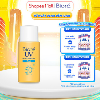 Bioré Sữa Chống Nắng Bảo Vệ Hoàn Hảo MÁT LẠNH Biore UV SPF50+/PA+++ 25ML
