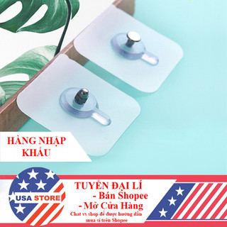 Combo Móc Dính Tường (Đầu Bẹt) Inox Chuyên Dụng Treo Tranh + Đầu Vòi Nối Ống Nước - Khớp Nối Ống Nước - Đầu Nối Nhanh