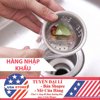 Set 100 Túi Lưới Lọc - KIỂU DÀI - Chặn Rác Bồn Rửa Bát, Chén