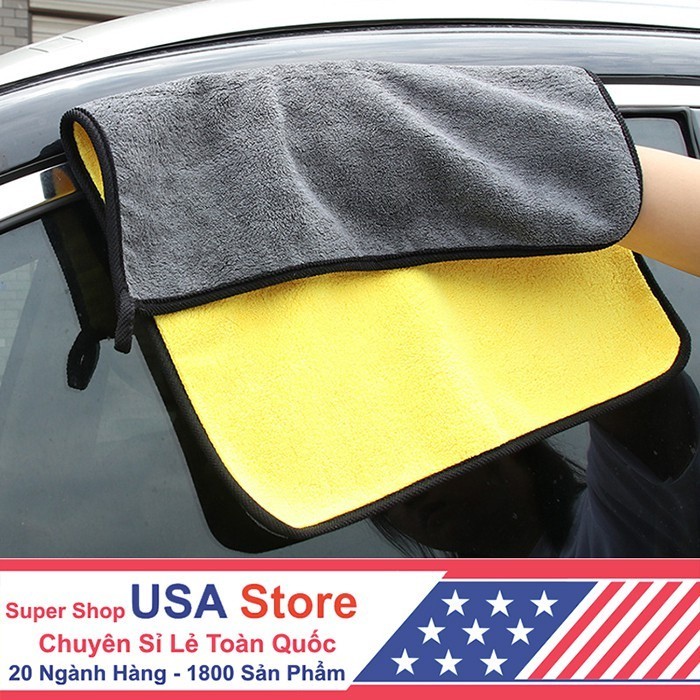 (Hàng Nhập Khẩu) Khăn Lau Đa Năng Ô Tô, Nhà Bếp Dày Siêu Thấm Vàng T8