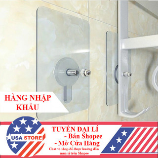Miếng Dính Có Chốt Vít Ốc T2020 - Cố Định Treo Giữ Kệ Inox Siêu Chắc Không Phải Khoan Tường (Chịu 10Kg)