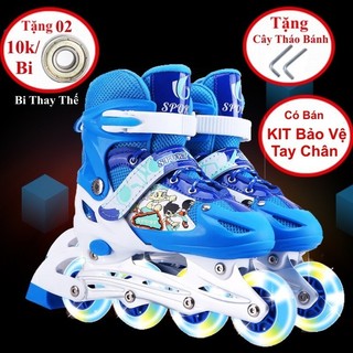 Giày Trượt Patin Phát Sáng Sport Trẻ Em - Giầy Batin Người Lớn Phát Sáng