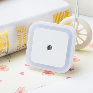Đèn Ngủ Cảm Ứng Ánh Sáng Kiểu Vuông, Tự Động Bật Vào Buổi Tối - Bảo Hành 1 Tháng