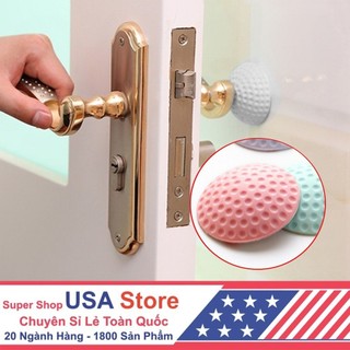 Núm Đệm Silicon (Hình Quả Bóng Vân) Chống Va Đập Bảo Vệ Tường Và Tay Nắm Cửa - Miếng Chặn Cửa