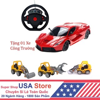 Siêu Xe Điều Khiển Vô Lăng 4 Hướng