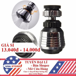 Đầu Vòi Nước Tại Bồn Rửa Bát T6/Inox V9 Điều Hướng 360 Độ - 2 Chế Độ Nước