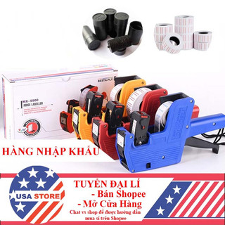 [Tặng Cuộn Tem + Lọ Mực] Máy Bắn Giá Tiền MX 5500/5500 EOS - Súng Bấm In Ghi Dán Dính Giá - Bảo Hành 3 Tháng
