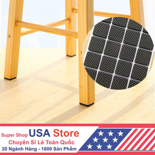 Set Nhiều Miếng Lót Kê Chân Bàn Ghế Sofa Giường Tủ Hình Tròn/Vuông Đủ Size - Chống Xước, Chống Trượt