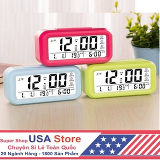 Đồng Hồ Báo Thức Để Bàn - Màn Hình Lcd - Đa Dạng Kiểu Dáng