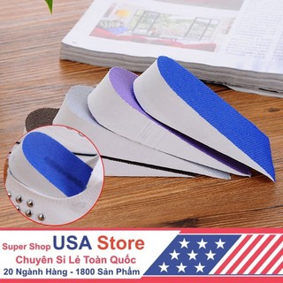 Bộ 1 Đôi Lót Đế Giày Tăng Chiều Cao Nam Nữ US01 Nhiều Màu (Tăng 2,5Cm)