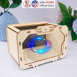 [Giá Xưởng] Mô Hình Máy Chiếu 3D Hologram Đồ Chơi Steam Tự Lắp Hộp Tạo Ảo Ảnh Làm Tivi Quà Tặng Cho Bé Vui Chơi