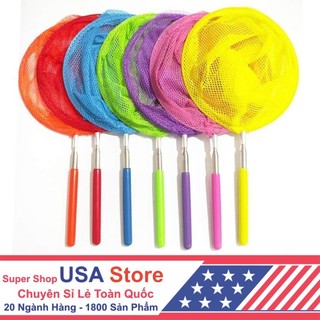 Combo Vợt Bắt Cá Cảnh Kéo Dài 89cm - Chuôi Bọc Nhựa + Kìm Tuốt Gai - Dụng Cụ Tuốt Gai - Tuốt Lá Hoa Hồng Siêu Tốc - Thép