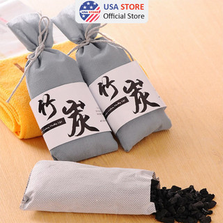 Gói Than Hoạt Tính A3 Chữ Hoa - Khử Mùi Xe ÔTô - Hút Ẩm Tránh Mốc Tủ Quần Áo