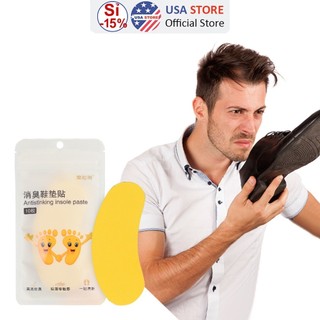 Miếng Dán Khử Mùi Giày Tất - Hôi Chân Hương Chanh Cực Mạnh M8 - Gói 10 Miếng - Kháng Khuẩn, Thơm Chân, Hiệu Quả 7 Ngày