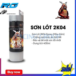 Sơn Chính Hãng Samurai 2K04 - Sơn Lót Xám Bám Dính Tốt Trên Mọi Bề Mặt