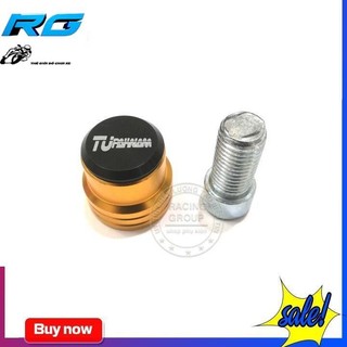Ốc Gắn Chân Gương Cho Xe Máy ( Màu Vàng ) Kèm Ốc Thuận + Ốc Ngược