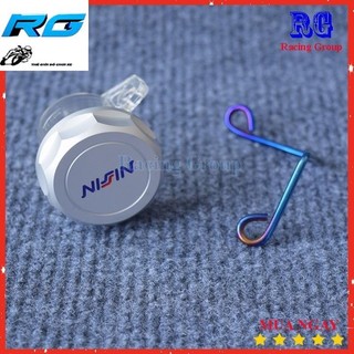 Bình Dầu Thắng Đĩa Nissin Nắp Nhôm Kèm Pass Gọng Dầu Titan Nhiều Màu