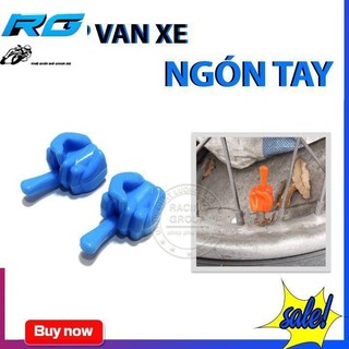 Cặp Chụp Van Vòi Xe Máy Kiểu Ngón Tay Nhiều Màu