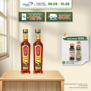 Combo 2 nước mắm nam ngư cá cơm tươi chai thủy tinh 500ml
