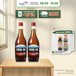 Combo 2 nước mắm chin-su cá cơm biển đông chai 720ml