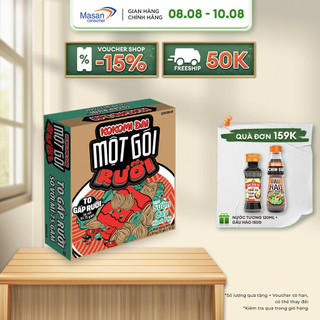 Mì kokomi đại một gói rưỡi sườn hành phi - thùng 30 gói x 113g