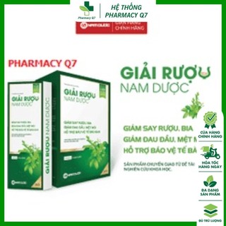 Giải rượu Nam Dược - hộp 6 gói giảm say,mệt mỏi khi uống bia rượu/ giai ruou nam duoc