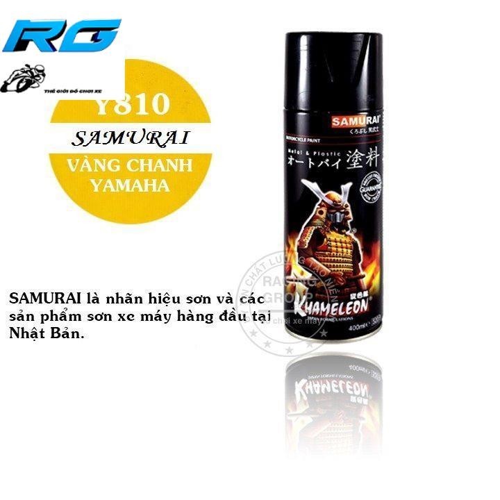 Sơn Xịt Samurai Màu Vàng Chanh - Mã Y810