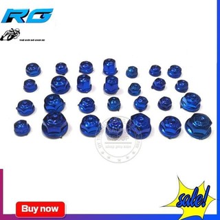 Chụp Ốc Trang Trí Xe Máy ( Màu Xanh Dương)