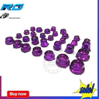 Chụp Ốc Trang Trí Xe Máy ( Màu Xanh Dương)