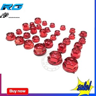 Chụp Ốc Trang Trí Xe Máy ( Màu Xanh Dương)