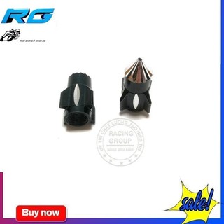 Ốc Gắn Van Xe Hình Hỏa Tiễn ( Màu Đỏ )