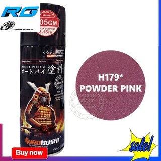 Sơn Xe Máy SAMURAI H179 Màu Hồng Phấn - 400ML