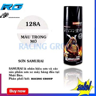 Sơn Xịt Xe Máy Chính Hãng Samurai 128A Trong Mờ - Màu Đẹp Bám Dính Cực Cao