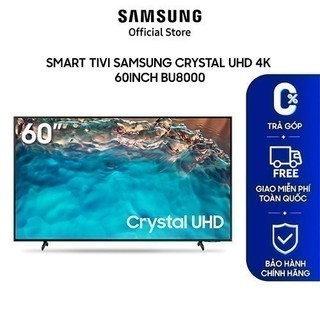 Smart TV Samsung Crystal UHD 4K 60 inch UA60BU8000KXXV