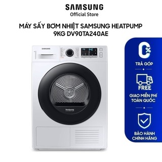 Máy sấy bơm nhiệt Samsung Heatpump 9kg DV90TA240AE/SV