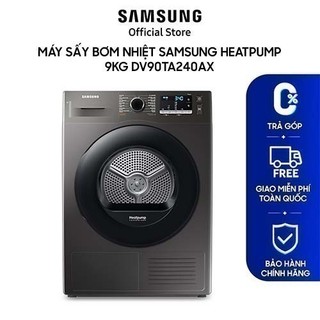 Máy sấy bơm nhiệt Samsung Heatpump 9kg DV90TA240AX/SV
