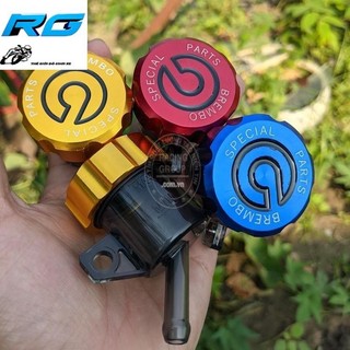 Bình Dầu Khói Bremm boo Cho Xe Máy Nắp Nhôm CNC